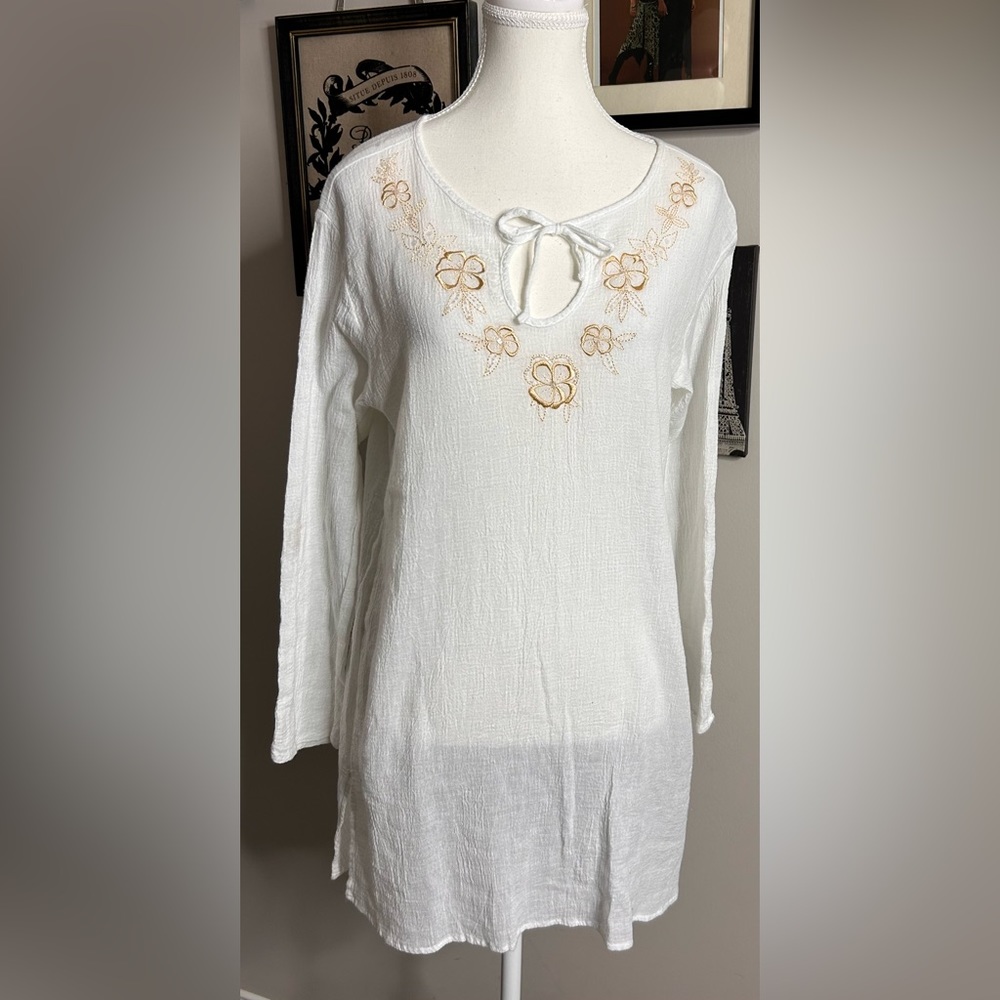 ISLANDER SZ. M 100% COTTON TUNIC